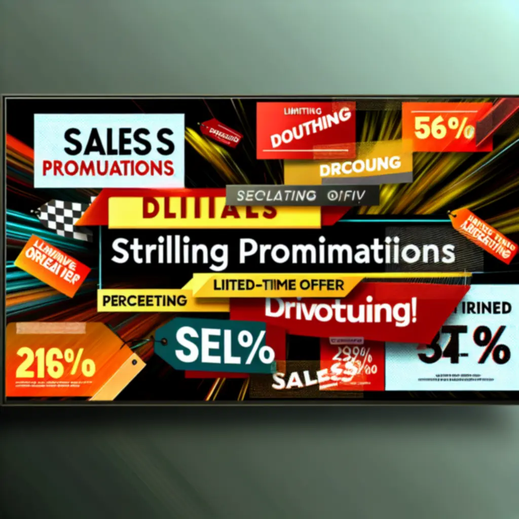 Promotie-alarm met kortingstags